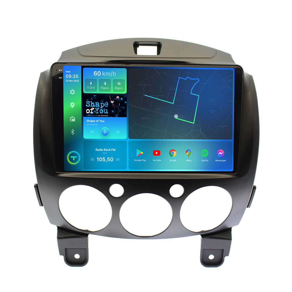 Штатна магнітола Torssen 2K Mazda 2 07-14 F98256 4G Carplay DSP
