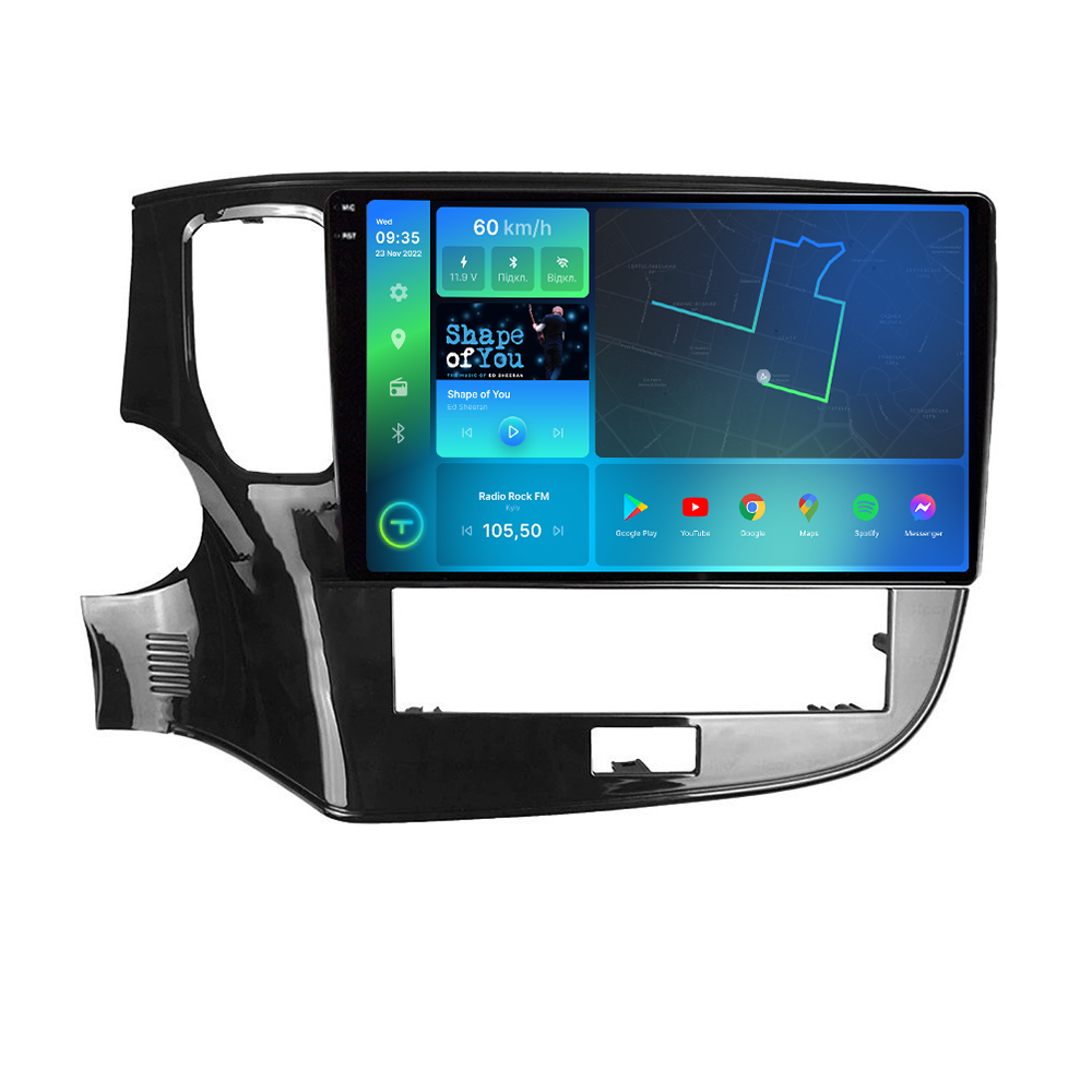 Штатна магнітола Torssen 2K Mitsubishi Outlander Rockford 20+ F10332 4G Carplay DSP