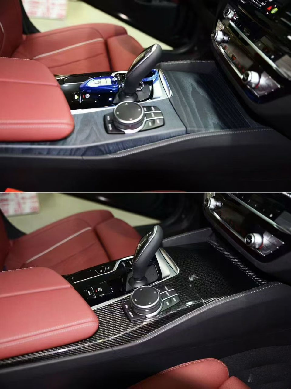 Комплект карбонових вставок в салон BMW 5 серия G30/G31 2017–2023 гг.