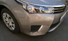 Накладки на противотуманки (2013-2016, нерж.) Toyota Corolla 2013-2019 рр.