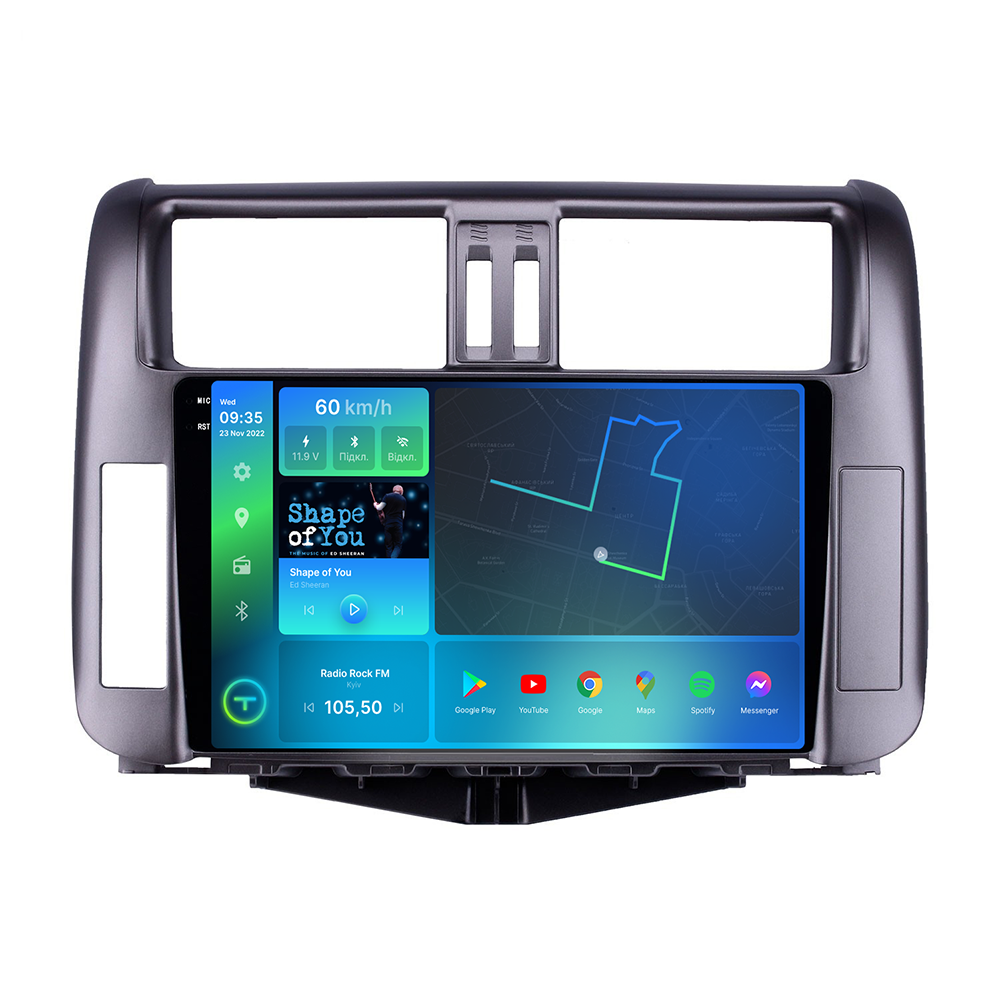 Штатна магнітола Torssen 2K Toyota Prado 150 2009-2013 FL9 4+64Gb 4G Carplay DSP