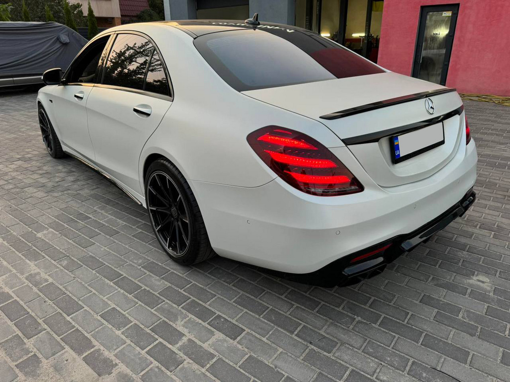 Комплект обвісів S63 AMG (2018-restyling) для Mercedes S-class W222 2013-2022 рр
