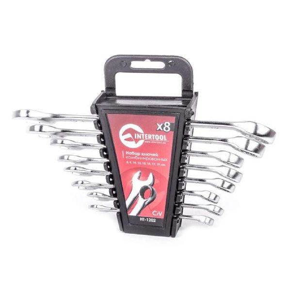 Набор ключей комбинированных 8 шт., 8-19 мм CrV