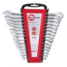 Набор ключей комбинированных 15 шт., 6-19, 22 мм CrV