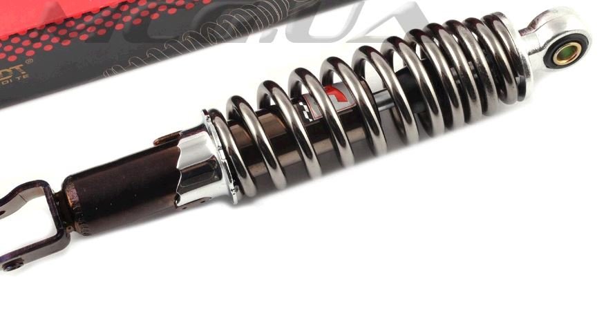 Амортизатор GY6, DIO ZX, LEAD 310mm, регульований (димчастий) KOMATCU