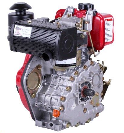 Двигатель м/б 173D (5Hp) (дизель, шлицы 25мм) AMG