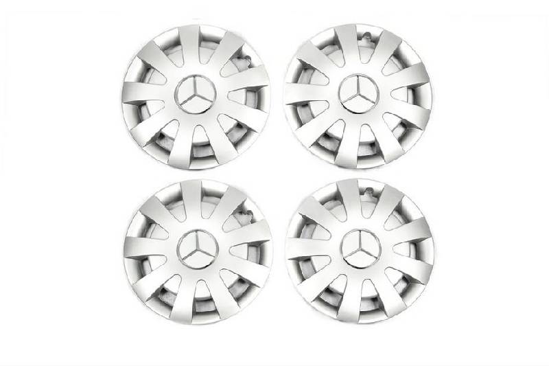 Ковпаки сірі ABS (1-катковий, 4 шт) Mercedes Sprinter W907/W910 2018- рр.