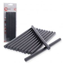 Комплект стержней клеевых черных 11,2 мм* 200 мм, 12 шт