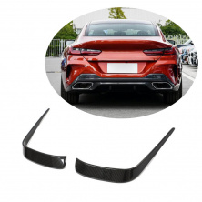 Аеродинамічні накладки на задній бампер V1 (для M-Sport, Карбон) BMW 8 серия G14/G15/G16 2018- гг.