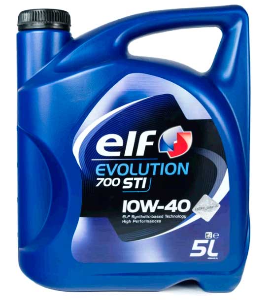 Масло автомобільна, 5л (SAE 10W-40, напівсинтетика) (EVOLUTION, 700 STI) ELF