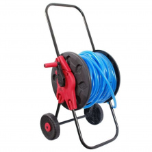 Катушка на колесах для шланга 1/2 60м. PP, steel, ABS