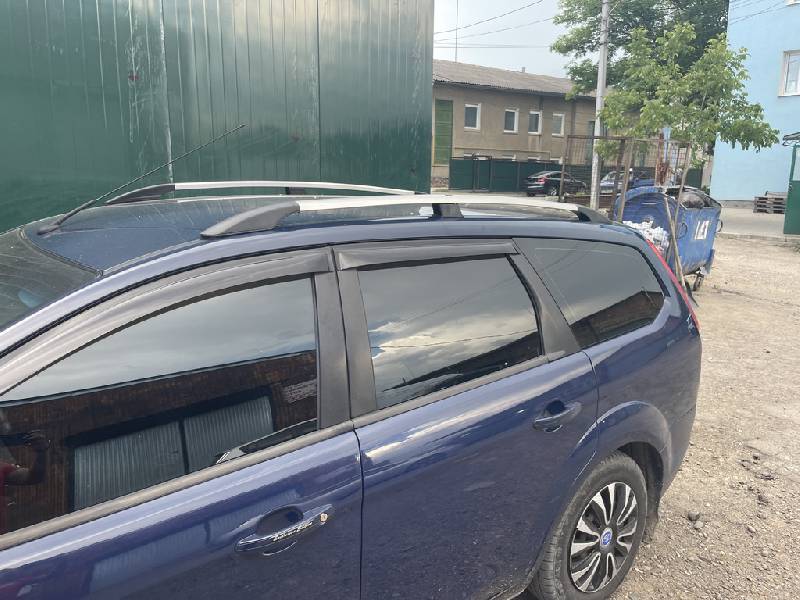 Алюмінієві рейлінги (Caravan, хром) Ford Focus II 2005-2008 рр.