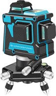 Нивелир лазерный KRAISSMANN 12 3D-LL 25 G Профессиональная линия (3D) линейный 12-лучевой зеленый лазер, Рабочий диапазон: 25 м, 10 мВт, доп АКБ VRL