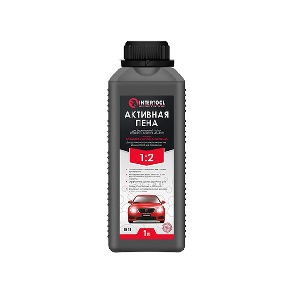 Пена активная 1 л, готовая к применению или 1:2, для бесконтактной мойки аппаратом высокого давления.