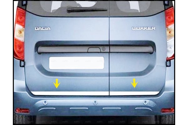 Кромка багажника (нерж.) Renault Dokker 2013-2022 рр.