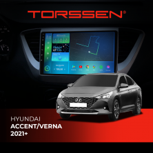 Штатна магнітола Torssen Hyundai Accent/Verna 2021+ FL9 4+64Gb 4G Carplay DSP
