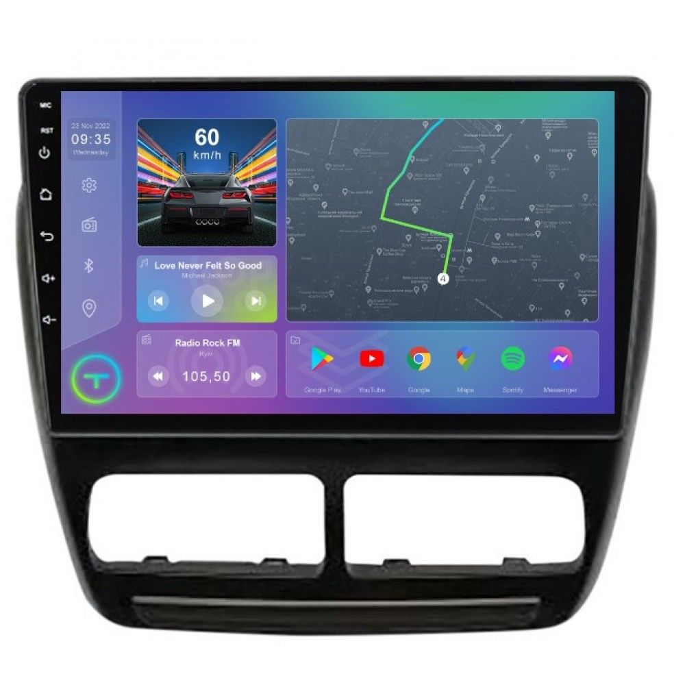 Штатна магнітола Torssen Fiat Doblo 2 263 09-15/Opel Combo Tourer (D) F98256 4G Carplay DSP