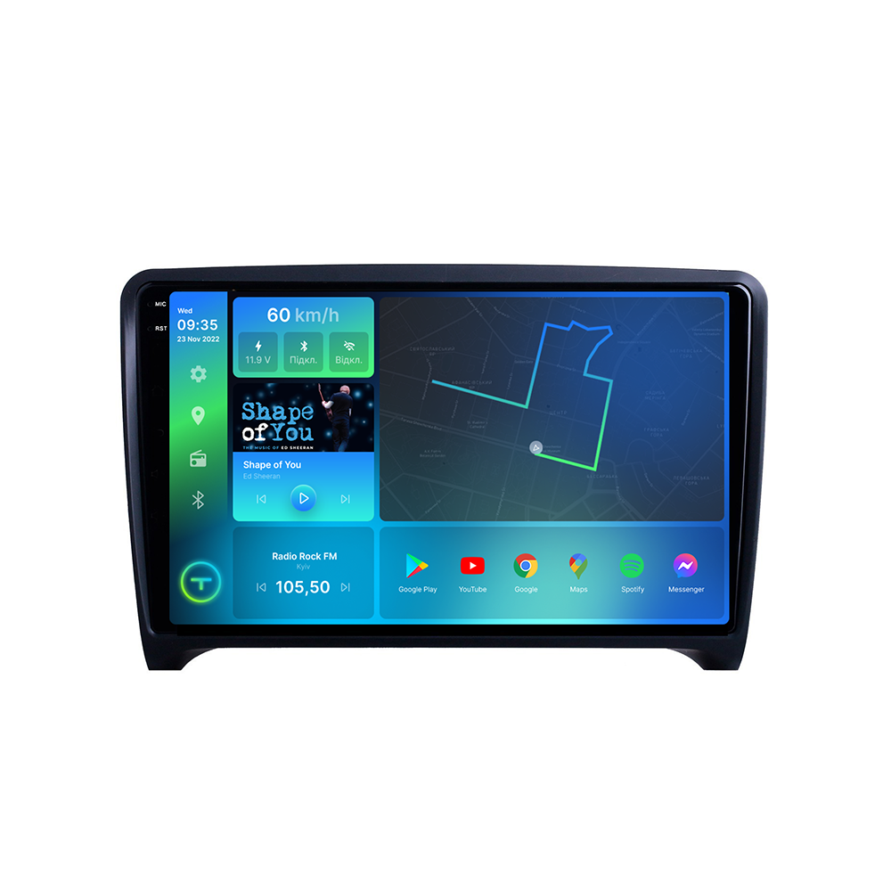Штатна магнітола Torssen 2K Audi TT 06-14 F9232 4G Carplay DSP