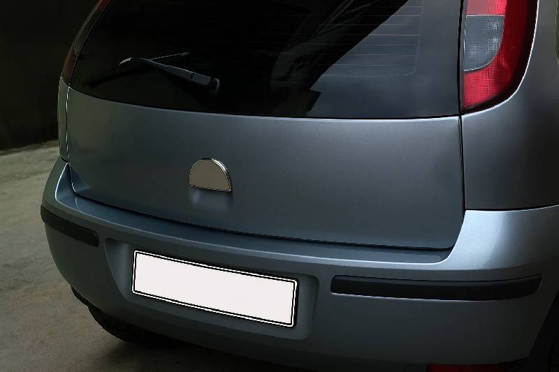 Накладка на задню ручку (нерж.) OmsaLine - Італійська нержавійка Opel Meriva 2002-2010 рр.