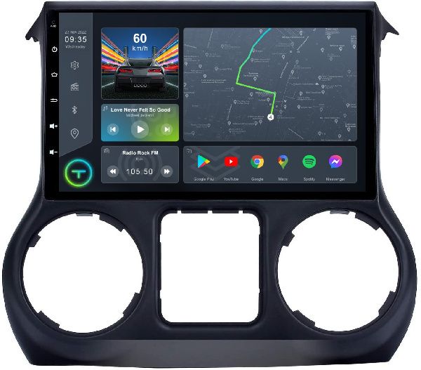 Штатна магнітола Torssen Jeep Wrangler 15-17 FL10 4+64Gb 4G Carplay DSP