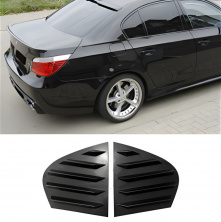Накладки на задні вікна DPT (чорний глянець, 2шт) BMW 5 серия E60/E61 2003-2010 гг.