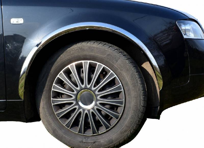 Накладки на арки (4 шт, нерж) Audi A4 B6 2000-2004 рр.