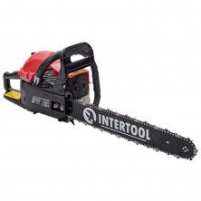 Мотопилка ланцюгова 2.2 кВт., 52 см3, шина 45 см., 3200 об/хв INTERTOOL