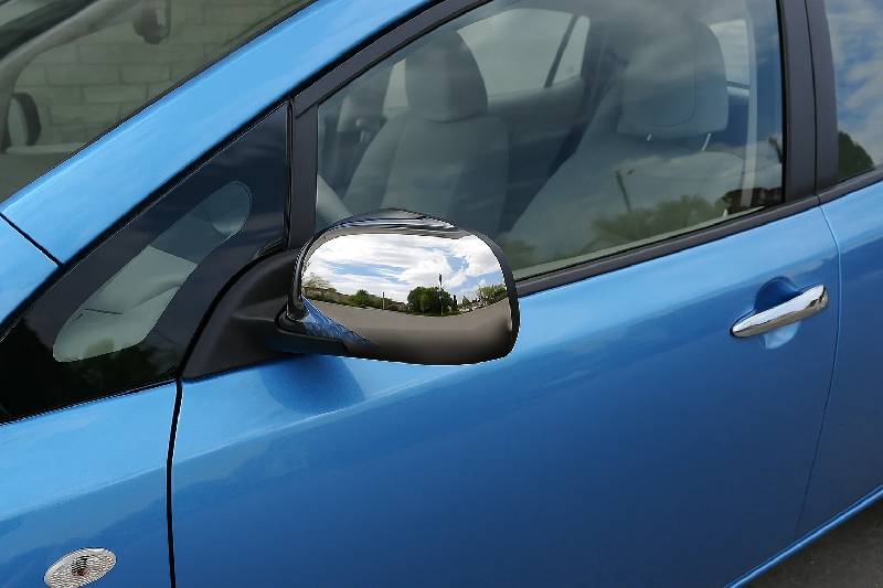 Накладки на дзеркала (2 шт, ABS) Nissan Leaf 2010-2017 рр.
