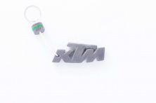 Брелок каучук (серо-зеленый) KTM AS