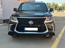 Передній бампер для 2008-2015 в стилі рестайлінгу (під фарбування) Lexus LX570/450d 2008-2022 рр.
