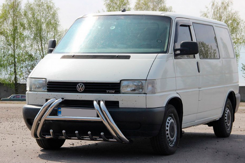 Кенгурятник Kelebek WT011 (нерж) Volkswagen T4 Transporter 1990-2003 рр.