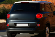 Кромка багажника (нерж.) OmsaLine - Італійська нержавійка Fiat 500/500L 2013-2022 рр.