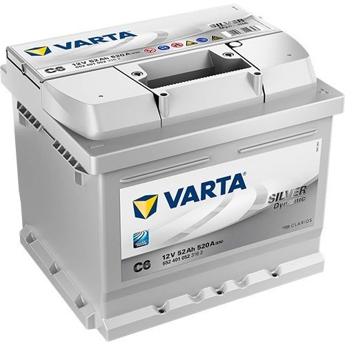 Акумулятор 52Ah-12v VARTA SD(C6) (207х175х175),R,EN520