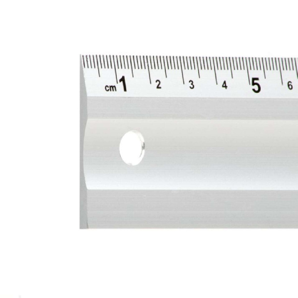 Линейка строительная алюминиевая 400мм INTERTOOL