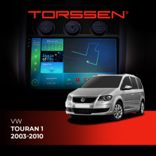 Штатна магнітола Torssen 2K VW Touran 1 (2003-2010) F9432 4G Carplay DSP
