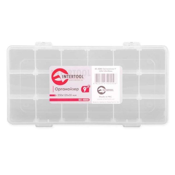 Органайзер 9 230x125x35 мм INTERTOOL
