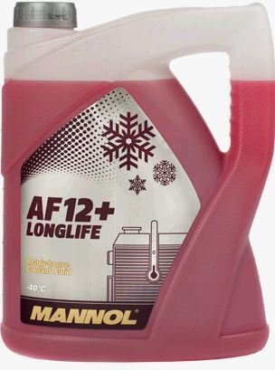 Охолоджувальна рідина (антифриз) -40C, 5л (AF 12+, червоний) MANNOL