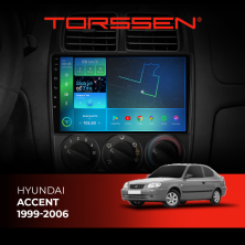 Штатна магнітола Torssen Hyundai Accent 1999-2006 F98256 4G Carplay DSP