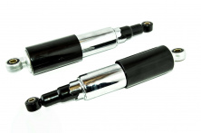 Амортизатори (пара) ЯВА 320mm, регульовані, закриті, чорні (TM) EVO