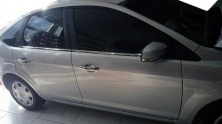 Зовнішня окантовка вікон (4 шт., нерж.) Carmos - Турецька сталь Ford Focus II 2008-2011 рр.