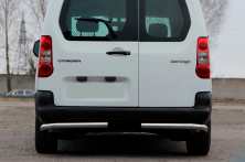Задні кути AK003 (нерж.) Citroen Berlingo 2008-2018 рр.