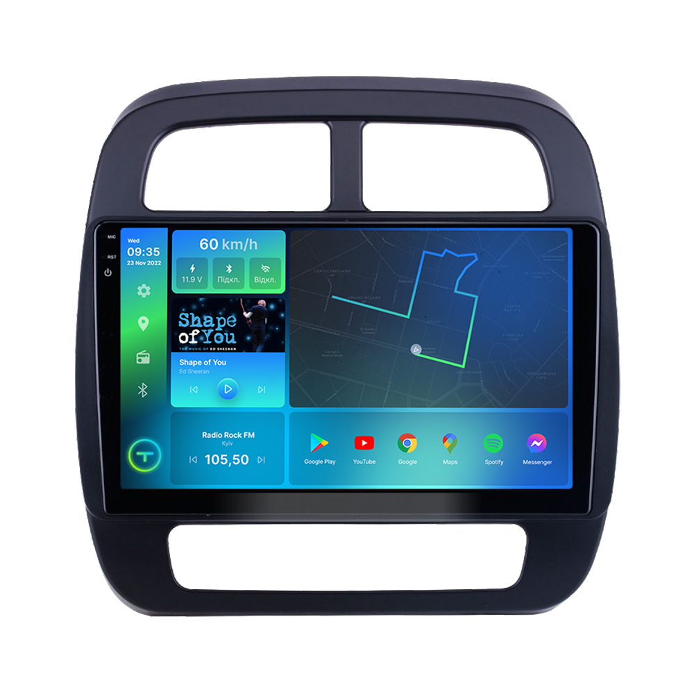 Штатна магнітола Torssen 2K DTS Renault KZ-E 2023+ F9432 4G Carplay DSP