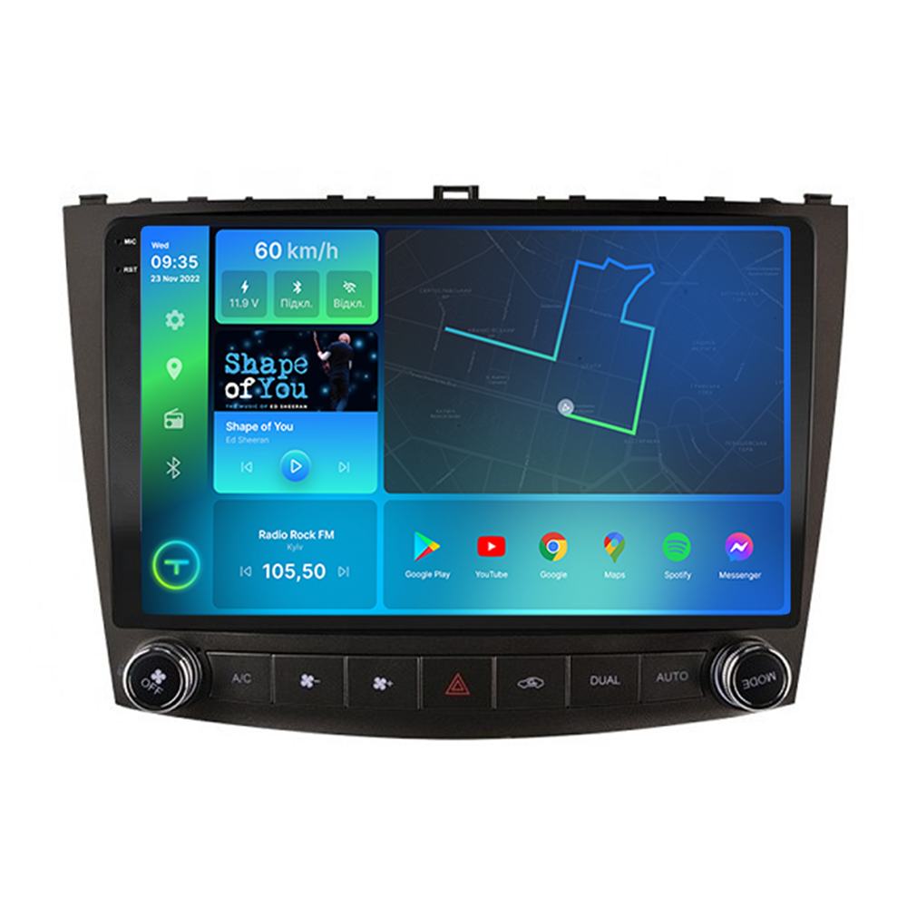 Штатна магнітола Torssen Lexus IS250 05-13 F108256 4G Carplay DSP