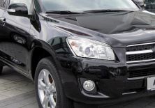 Накладка на фари 2009-2010 (2 шт., пласт) Toyota Rav 4 2006-2013 рр.