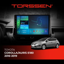 Штатна магнітола Torssen Toyota Corolla / Auris E180 2016-2019 F9232 4G Carplay DSP