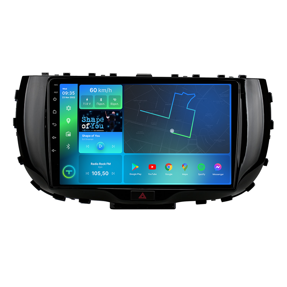 Штатна магнітола Torssen Kia Soul 2019+ clima FL9 4+64Gb 4G Carplay DSP