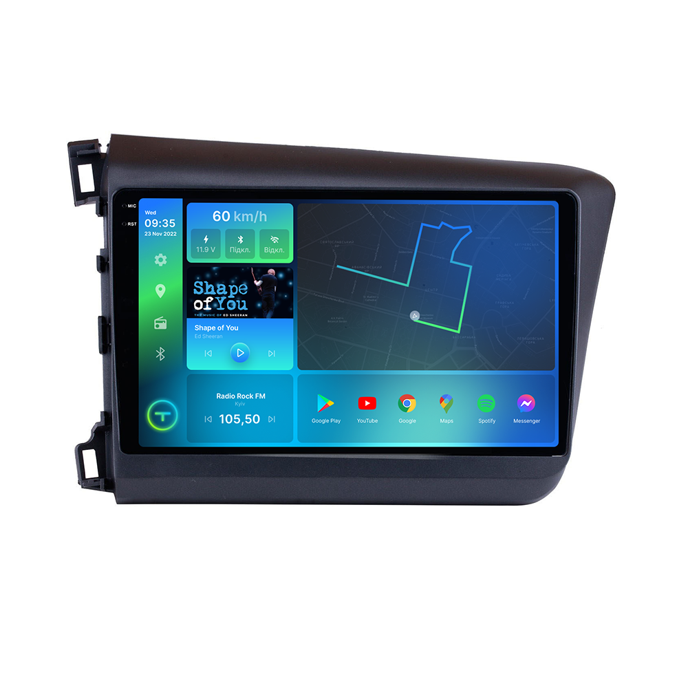 Штатна магнітола Torssen 2K Honda Civic 2012+ F98256 4G Carplay DSP