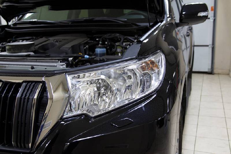 Вії на фари (2 шт, для рефлекторної) Toyota Land Cruiser Prado 150 2009-2023 рр.