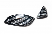 Задні ліхтарі (Black edition, 2 шт) Mercedes S-сlass W222 2013-2022 рр.