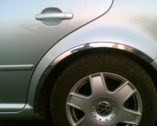 Накладки на арки (4 шт, нерж) 2013-2016 Dacia Sandero 2013-2020 гг.